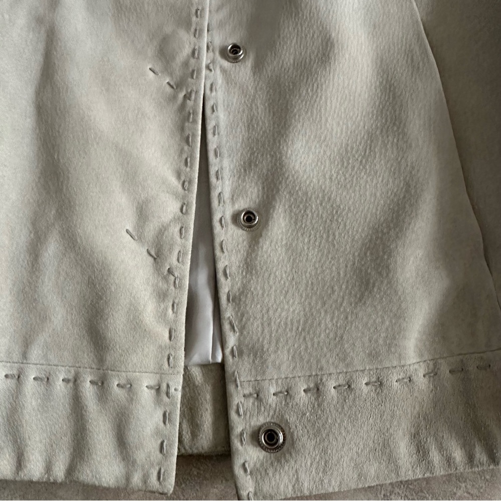 Vintage suede leather jacket - Picture 2 of 11
